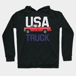 USA Truck LWB Red Hoodie